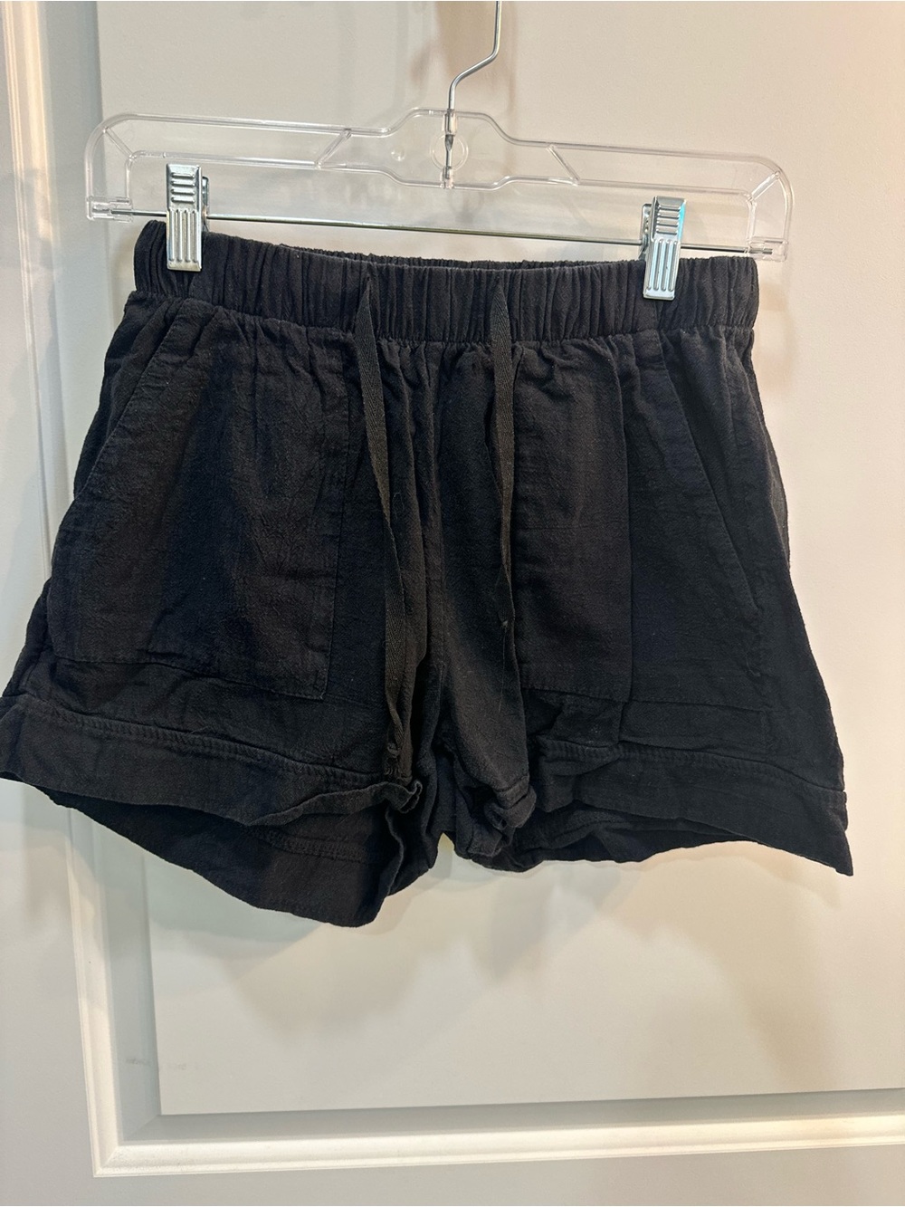 Amazon Black Women's Elastic Waist Casual Shorts